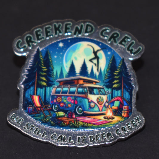 Creekend Crew Camping Van Lapel Pin – We Still Call It Deer Creek DMB Fan Pin